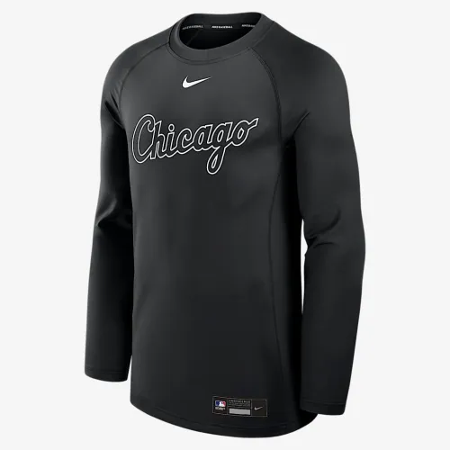 Chicago колір білий Sox Authentic Collection Game Time чоловічі Nike Dri-FIT MLB Pullover Crew колір чорний