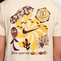 Nike Sportswear Big детские футболка цвет коричневый