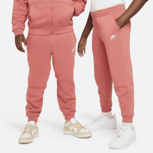 Nike Sportswear Club Fleece Big детские Joggers (Extended Size) цвет красный