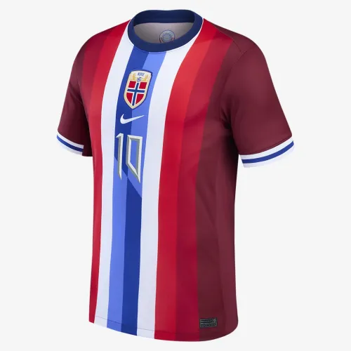 Martin Ødegaard Norway National Team 2024/25 Stadium Home чоловічі Nike Dri-FIT Soccer Jersey колір червоний
