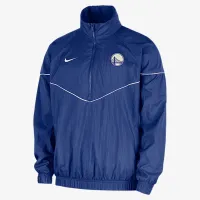 Golden State Warriors Courtside Windrunner чоловічі Nike NBA Anorak Куртка блакитний