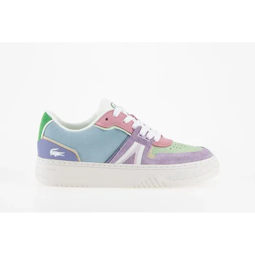 Кроссовки Lacoste Leather and Suede Colour-Block 743SFA0073-AMK - разноцветная