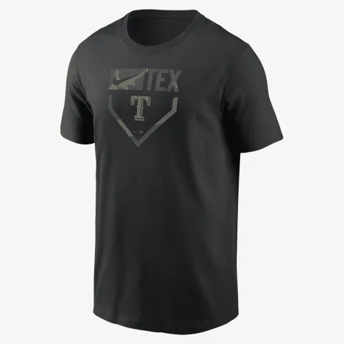Texas Rangers Camo мужские Nike MLB футболка цвет черный