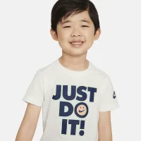 Nike Smiley Toddler Graphic T-Shirt колір білий