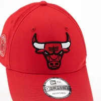 Шапка New Era 9Forty Chicago Bulls Team Side Patch Red Adjustable 60298790 - Красная