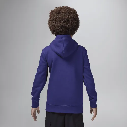 Nike Jordan MJ Flight MVP Pullover Толстовка з капюшоном Little Kids Толстовка з капюшоном колір фіолетовий - фото 2