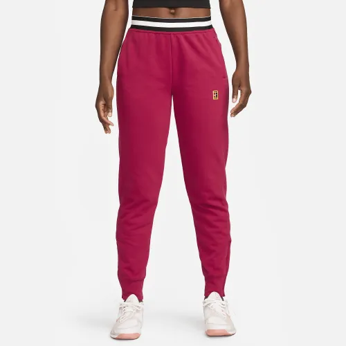 NikeCourt Dri-FIT Heritage жіноча French Terry Tennis Pants колір червоний