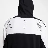 Nike Air мужские Full-Zip Fleece Толстовка с капюшоном цвет черный