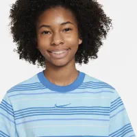 Nike Sportswear Essentials+ Big дитячі (Girls') Boxy футболка блакитний