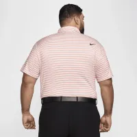 Nike Tour мужские Dri-FIT Striped для гольфа Polo Orange