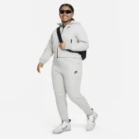 Nike Sportswear Tech Fleece Big дитячі (Girls') Full-Zip Толстовка з капюшоном (Extended Size) колір сірий