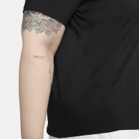 Nike One Classic жіноча Dri-FIT Short-Sleeve Top (великі розміри) колір чорний