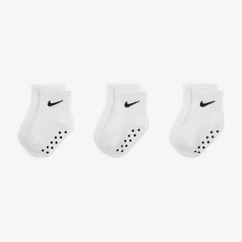 Nike Core Swoosh Baby Gripper носки Box набор (3 пары) цвет белый