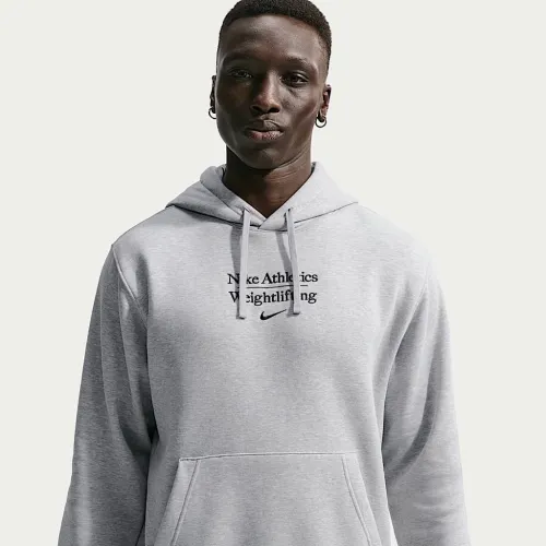 Nike чоловічі Weightlifting Pullover Толстовка з капюшоном колір сірий