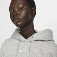 Nike Sportswear Phoenix Fleece жіноча оверсайз Pullover Толстовка з капюшоном колір сірий