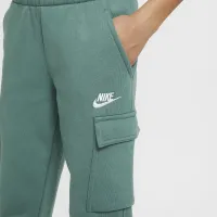 Nike Sportswear Club Fleece Big детские Cargo Pants цвет зеленый