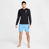Nike Swim Hydroguard чоловічі Long-Sleeve Top колір чорний