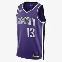 Keegan Murray Sacramento Kings 2024/25 Hardwood Classics мужские Nike Dri-FIT NBA Swingman Jersey цвет фиолетовый