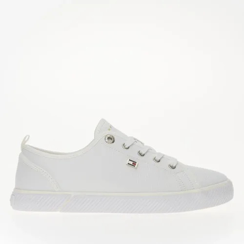 Кроссовки Tommy Hilfiger Vulc Canvas FW0FW08063-YBS - Белые