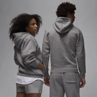 Nike Jordan Brooklyn Fleece чоловічі Pullover Толстовка з капюшоном колір сірий