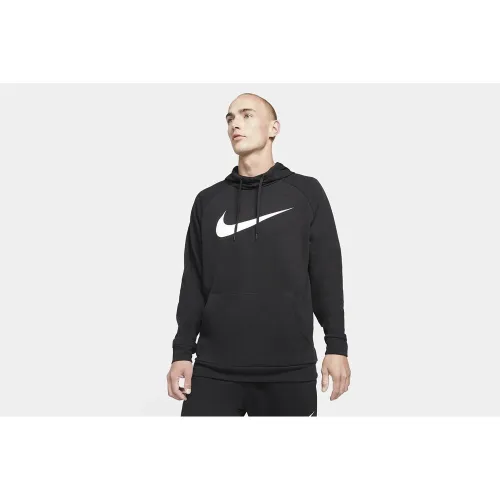 Nike Dry Graphic чоловічі Dri-FIT Hooded Fitness Pullover колір чорний