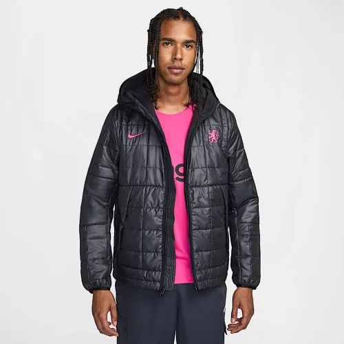 Chelsea FC Third мужские Nike Synthetic Fill Куртка цвет черный