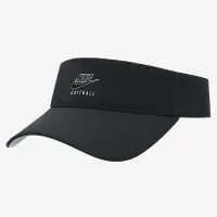 Nike Ace Softball Swoosh Visor колір чорний