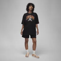 Nike Jordan жіноча футболка колір чорний