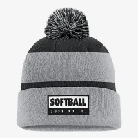 Nike Swoosh Peak Softball Beanie цвет серый