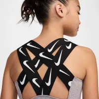 Nike Gymnastics Strappy Performance Leotard колір сірий