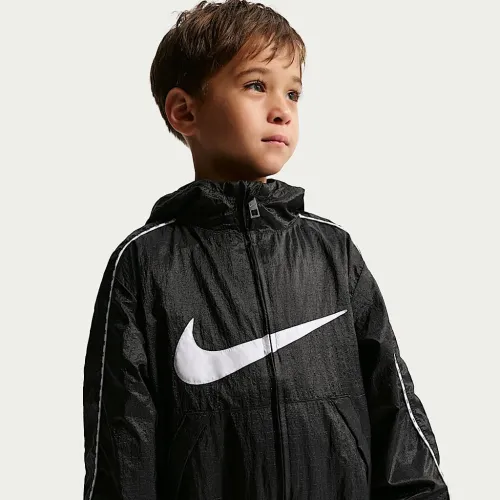 Nike Little дитячі Lightweight Translucent Ripstop Куртка колір чорний
