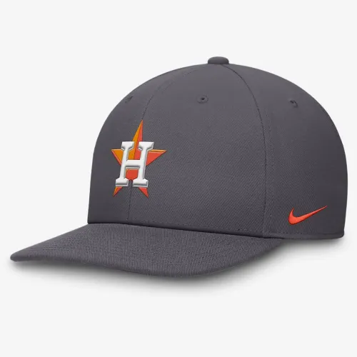 Houston Astros Pro мужские Nike Dri-FIT MLB Adjustable Hat цвет серый