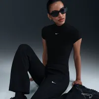 Nike Sportswear Windrunner жіноча Slim Mid-Rise Knit Pants колір чорний