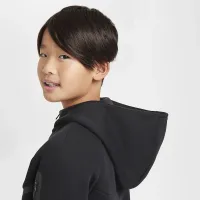 Nike Sportswear Tech Fleece Big дитячі Full-Zip Толстовка з капюшоном колір чорний