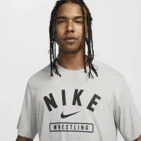 Nike мужские Wrestling футболка цвет серый