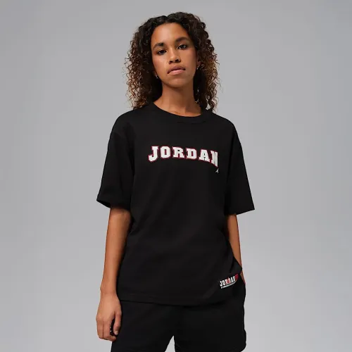 Nike Jordan Brooklyn женская Graphic футболка цвет черный