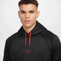 Nike мужские Therma-FIT Pullover Baseball Толстовка с капюшоном цвет черный