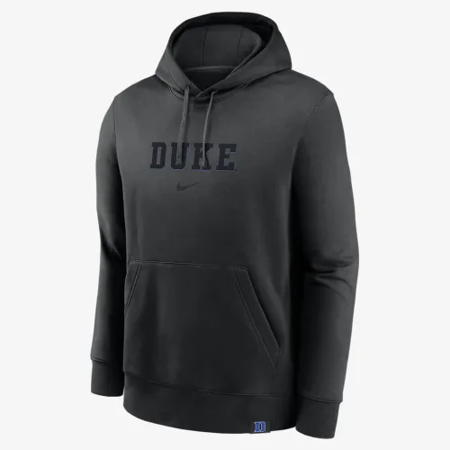 Duke синий Devils Statement Wordmark Lockup Heavyweight мужские Nike College Pullover Толстовка с капюшоном цвет черный