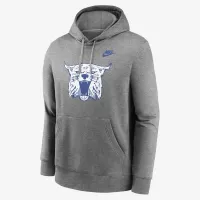 Kentucky Wildcats Legacy Club Primary Logo мужские Nike College Pullover Толстовка с капюшоном цвет серый