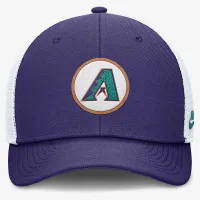 Arizona Diamondbacks Cooperstown Rise мужские Nike Dri-FIT MLB Trucker Adjustable Hat цвет фиолетовый