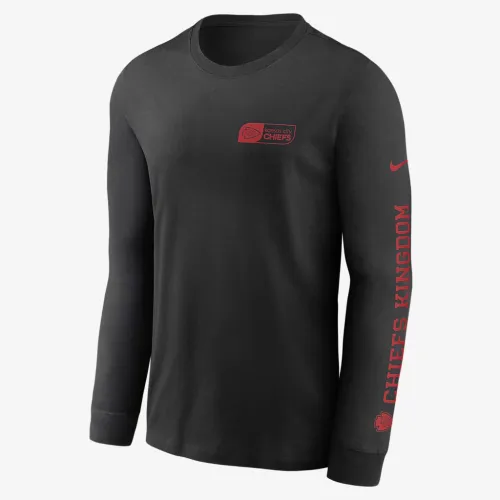 Kansas City Chiefs All Out чоловічі Nike NFL Long-Sleeve футболка колір чорний