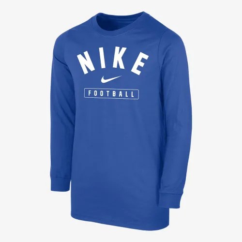 Nike Football Big детские (для мальчиков) Long-Sleeve футболка синий