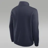 Nike Michigan Wolverines Primetime Club чоловічі Jordan College 1/2-Zip Crew блакитний