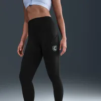 Nike Go жіноча З високою талією 7/8 лосіни з кишенямиколір чорний