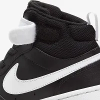 Nike Court Borough Mid 2 Little дитячі Кросівки колір чорний
