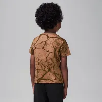 Nike Jordan Toddler Family Tree Printed футболка цвет коричневый