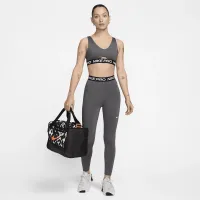 Nike Pro женская С высокой Талией 7/8 Mesh-Paneled лосины цвет серый