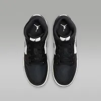 Nike Air Jordan 1 Mid Big детские Кроссовки цвет черный