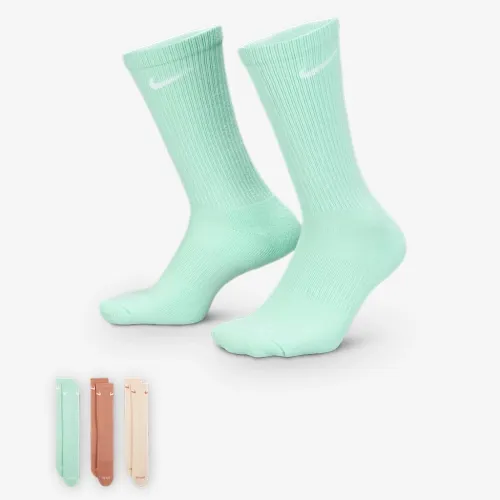 Nike Everyday Plus Cushioned тренировочные Crew носки (3 пары) многоцветный
