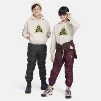 Nike ACG Icon Fleece Big детские Pullover Толстовка с капюшоном цвет коричневый